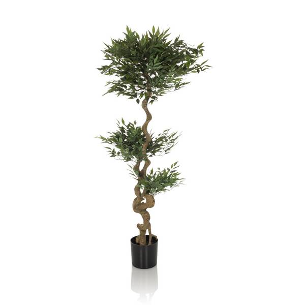 Kunstpflanze Kunstbaum ACACIA 155 cm grün hjh OFFICE