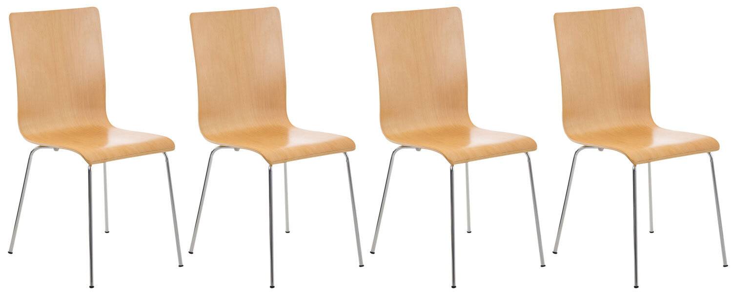 4er Set Besucherstuhl Pepe natura-0