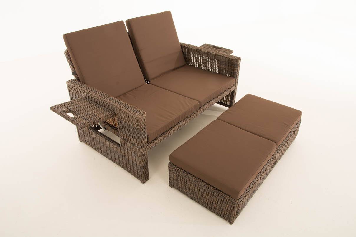 Sofa Ancona Terrabraun 5mm braun-meliert-1