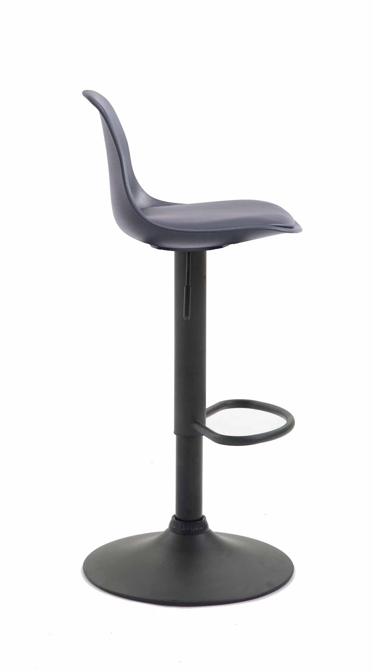 Barhocker Kiel Kunstleder schwarz schwarz-2