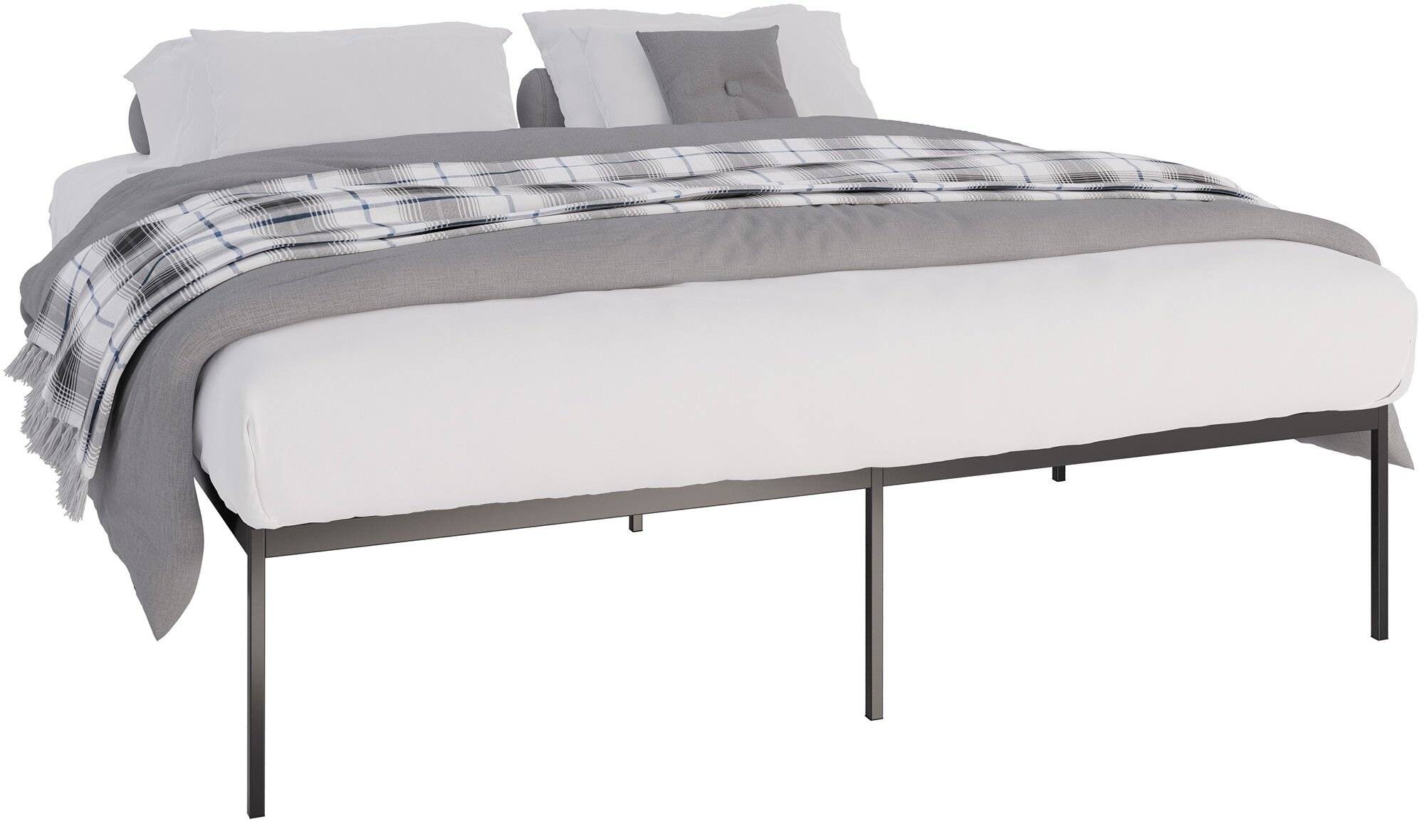 Metallbett Fargo 200x180x42 cm schwarz-0