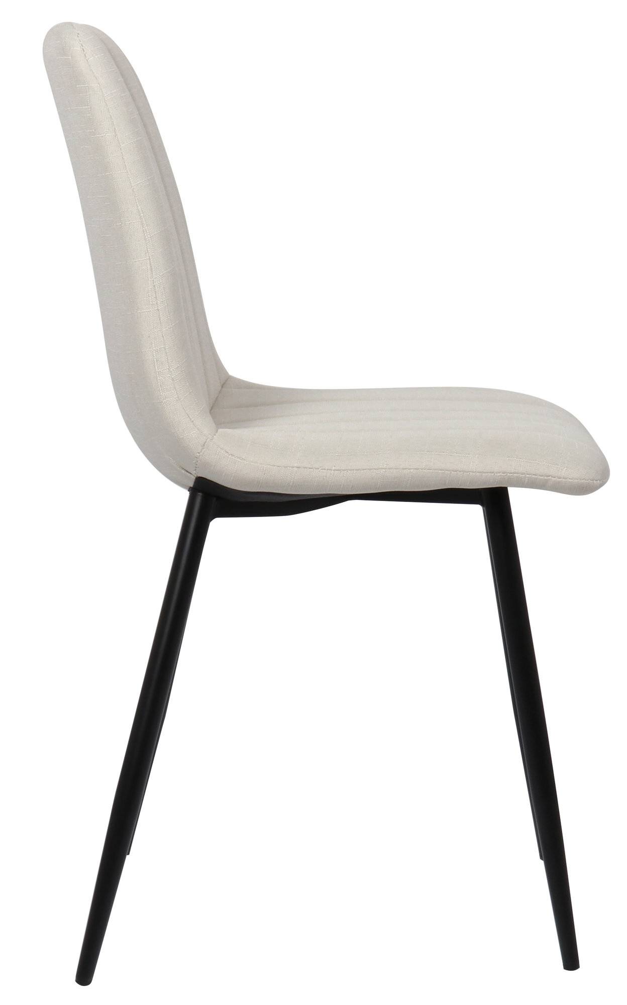 Stuhl Dijon Stoff creme-2