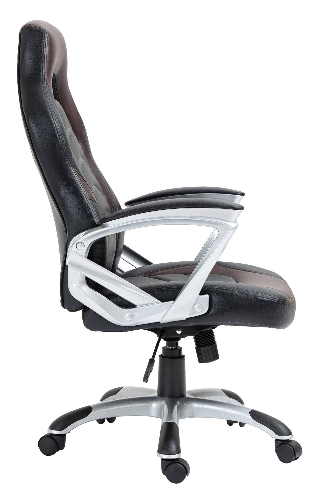 Bürostuhl Foxton Kunstleder schwarz/braun-2