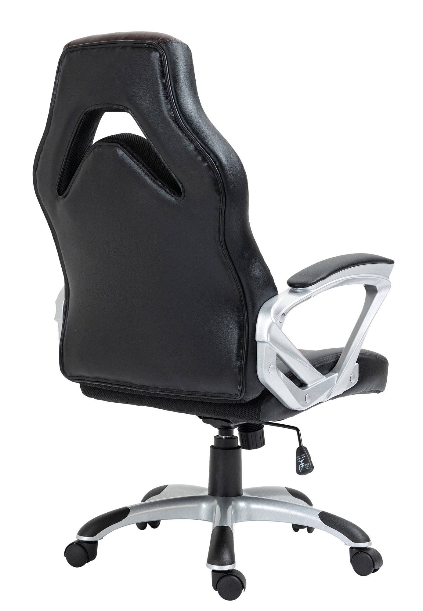 Bürostuhl Foxton Kunstleder schwarz/braun-3