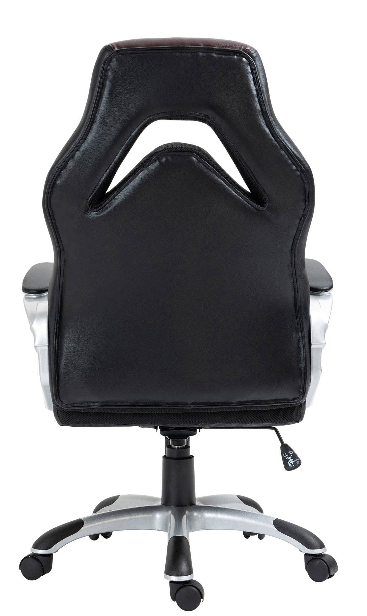 Bürostuhl Foxton Kunstleder schwarz/braun-4