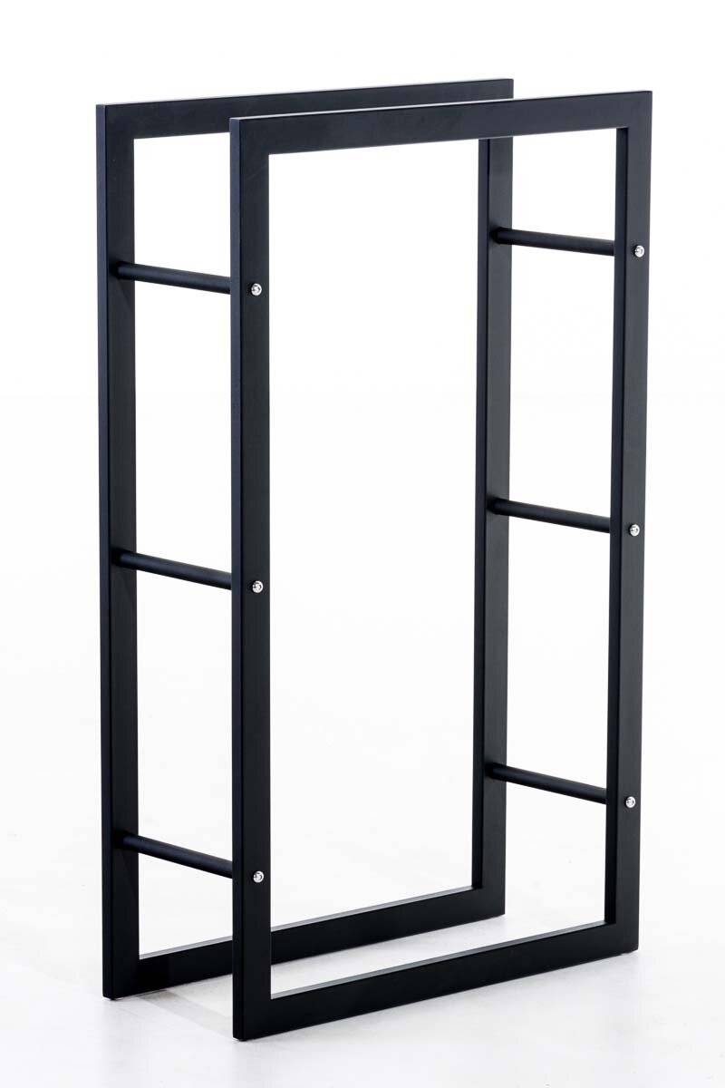 Kaminholzständer Keri V3 25x60x100 schwarz-1