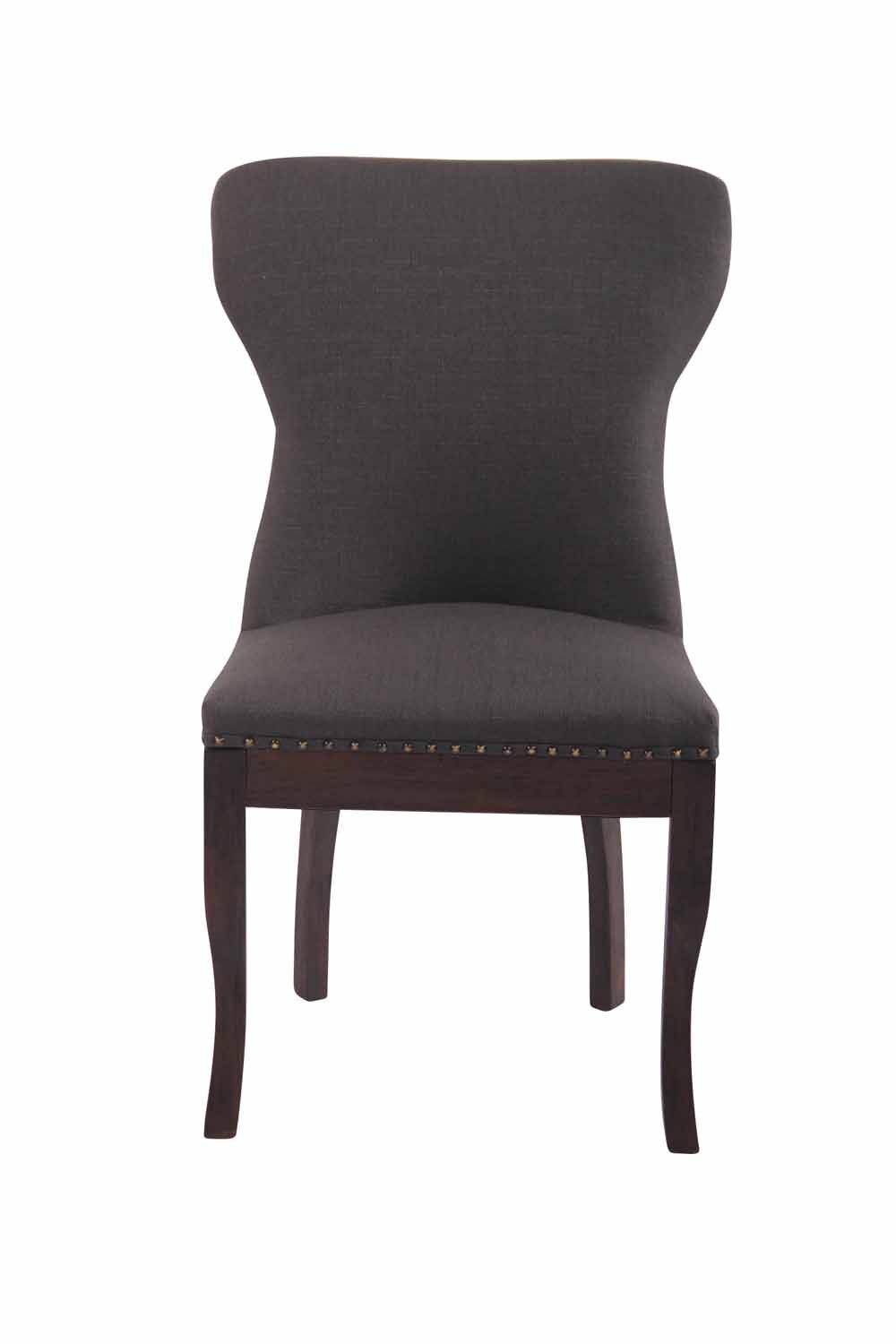 Stuhl Windsor Stoff dunkelgrau-1