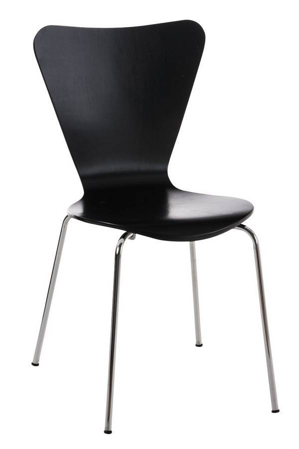 Besucherstuhl Calisto schwarz