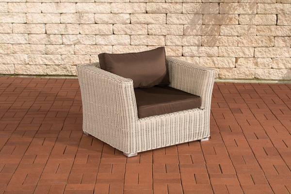 Sessel Mandal Terrabraun perlweiß
