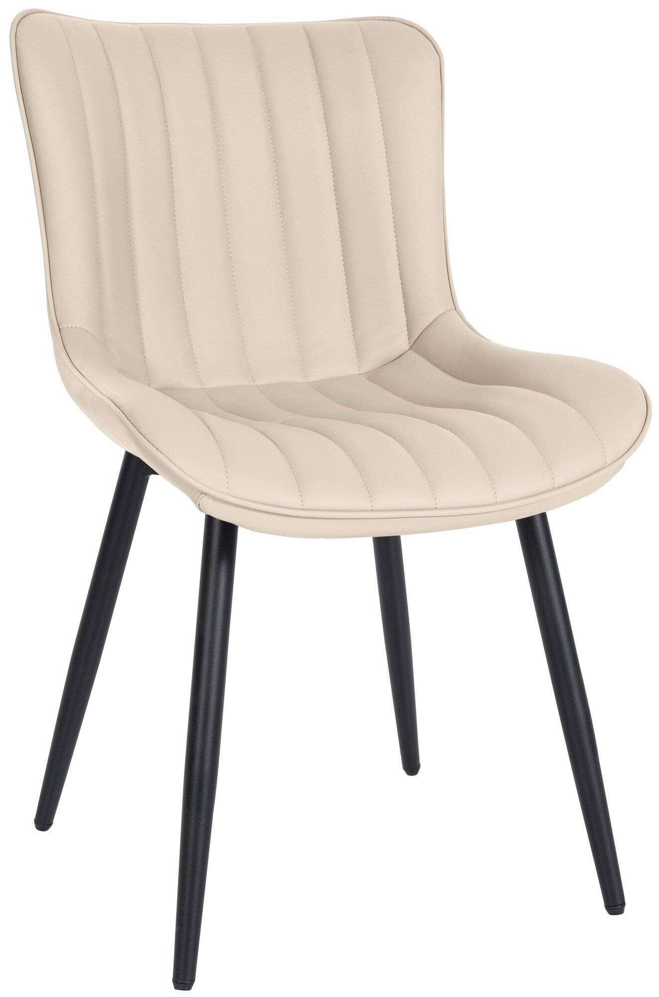 Stuhl Largo Kunstleder creme-0