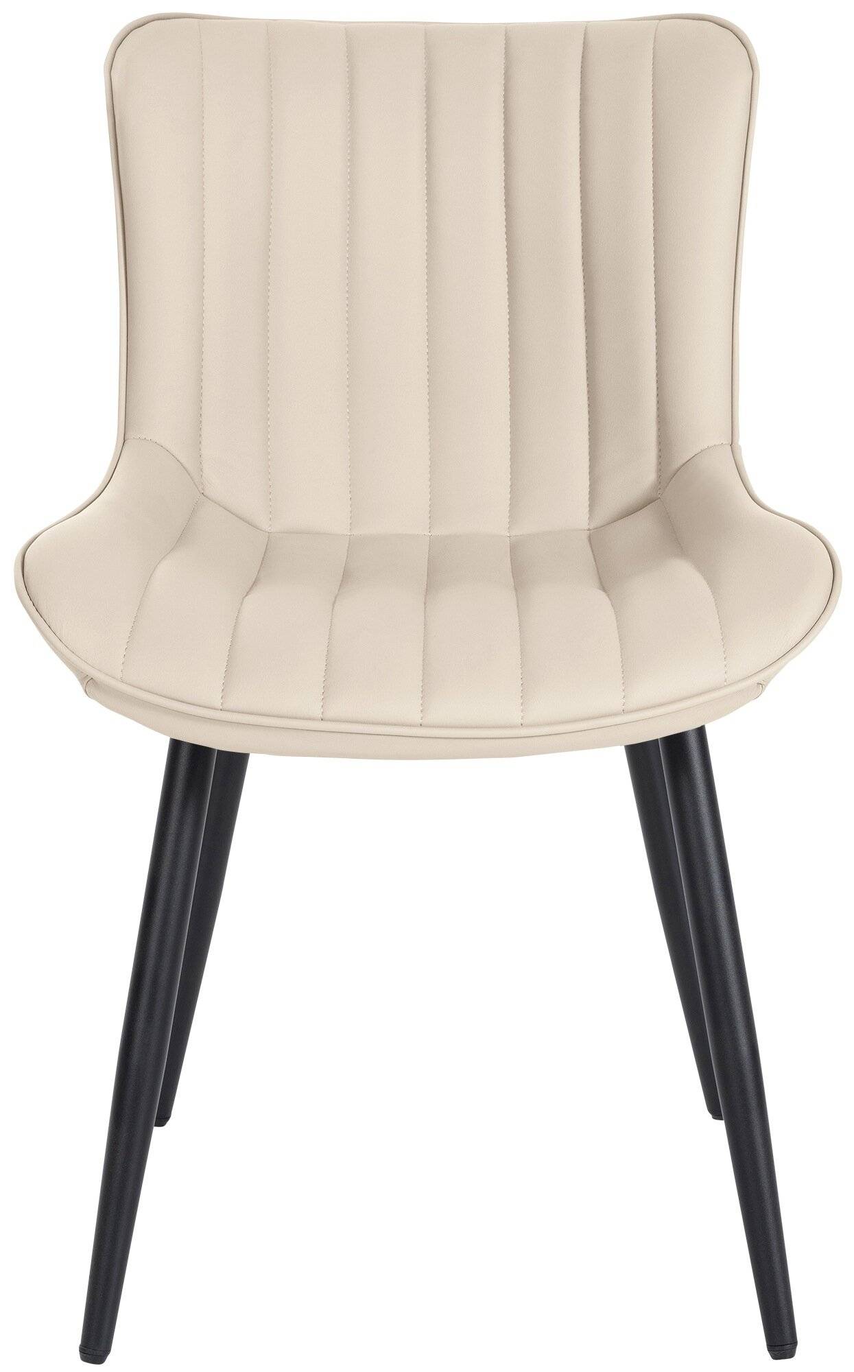 Stuhl Largo Kunstleder creme-2