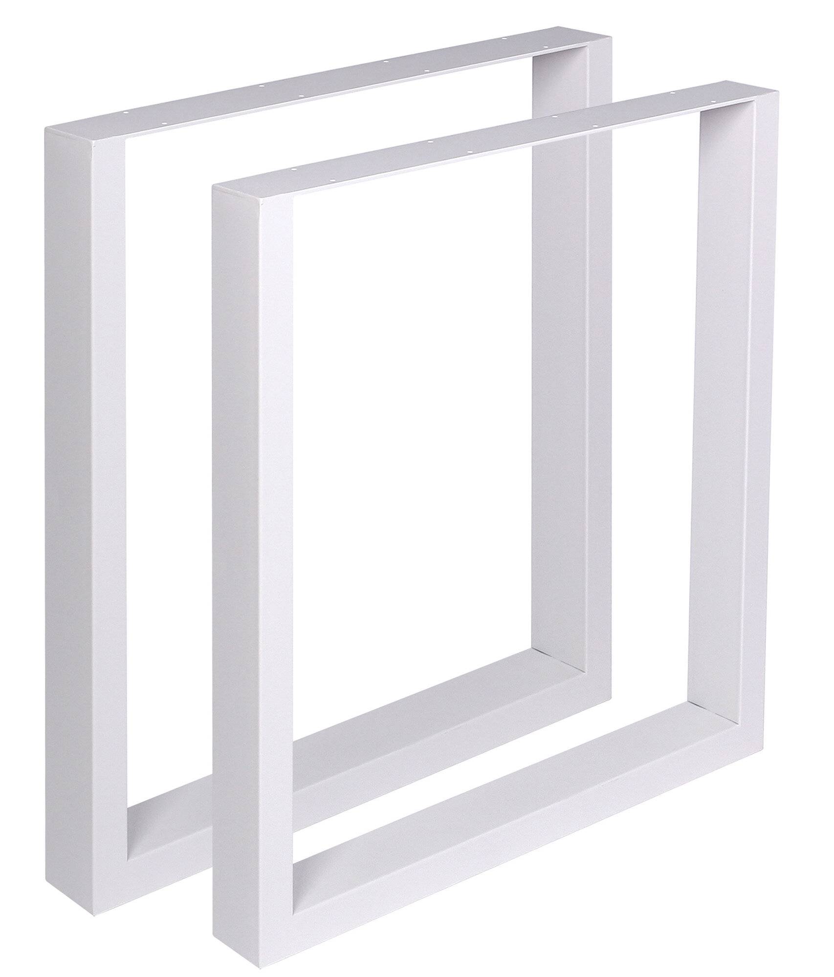 2x Tischbeine Velden 90 cm weiß-0