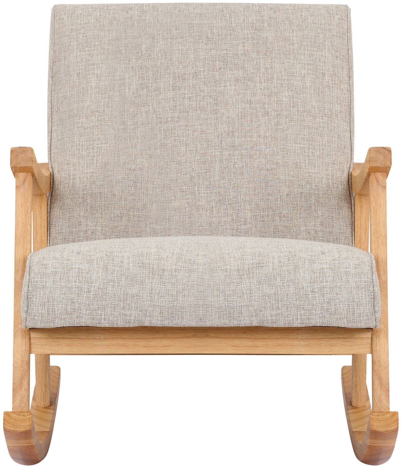 Schaukelstuhl Morelia Stoff natur creme-1