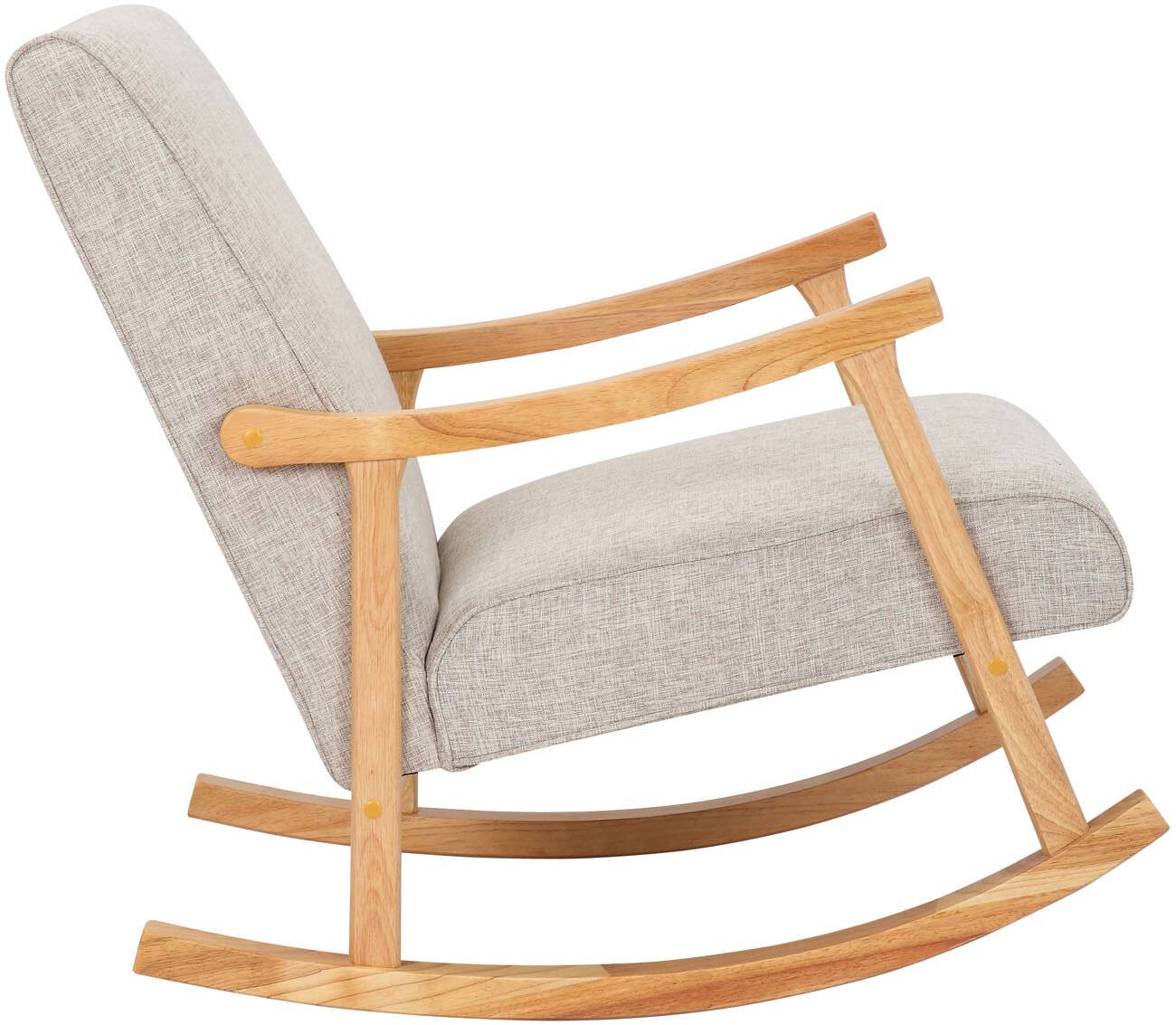 Schaukelstuhl Morelia Stoff natur creme-2