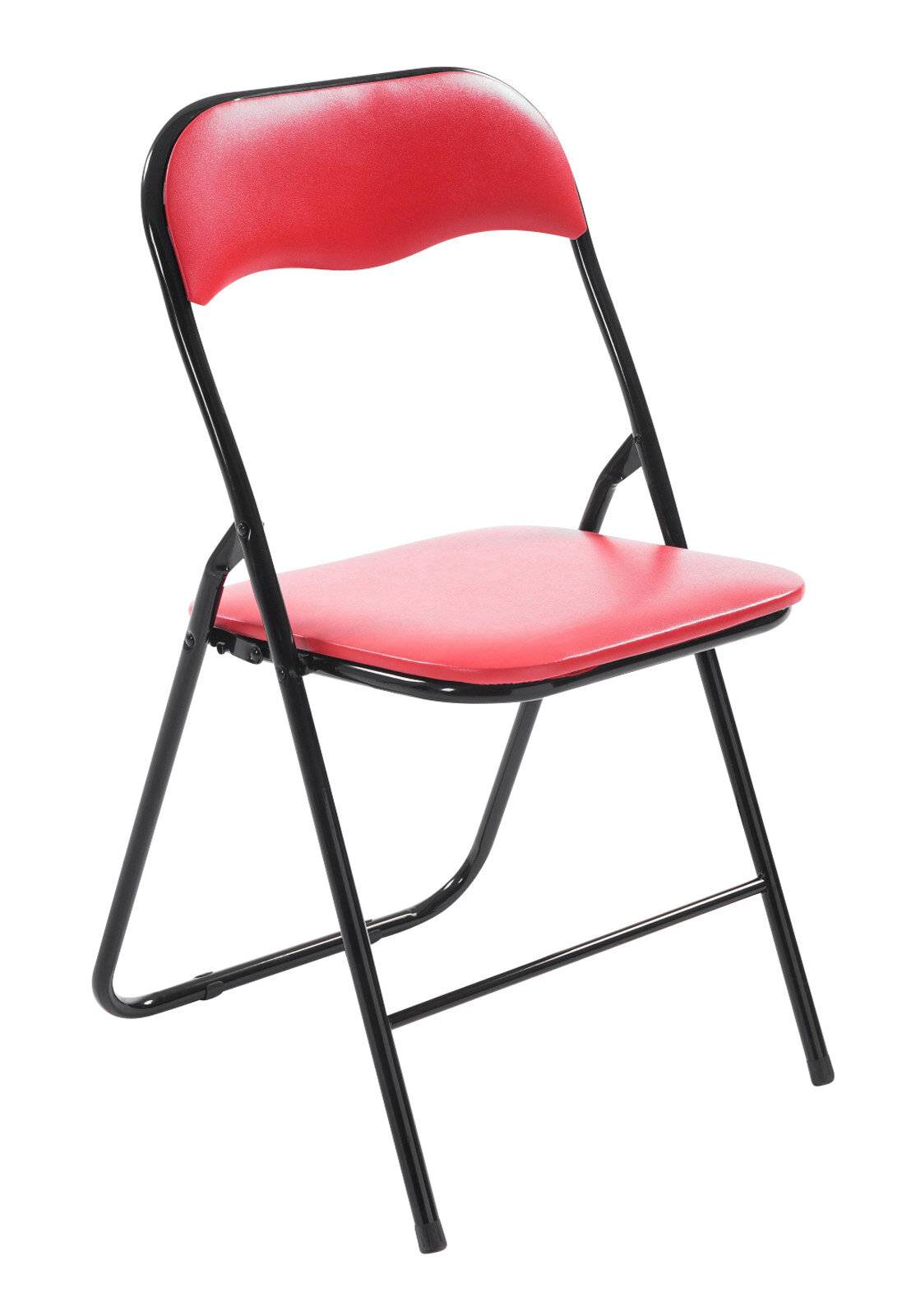 Klappstuhl Felix rot/schwarz-0