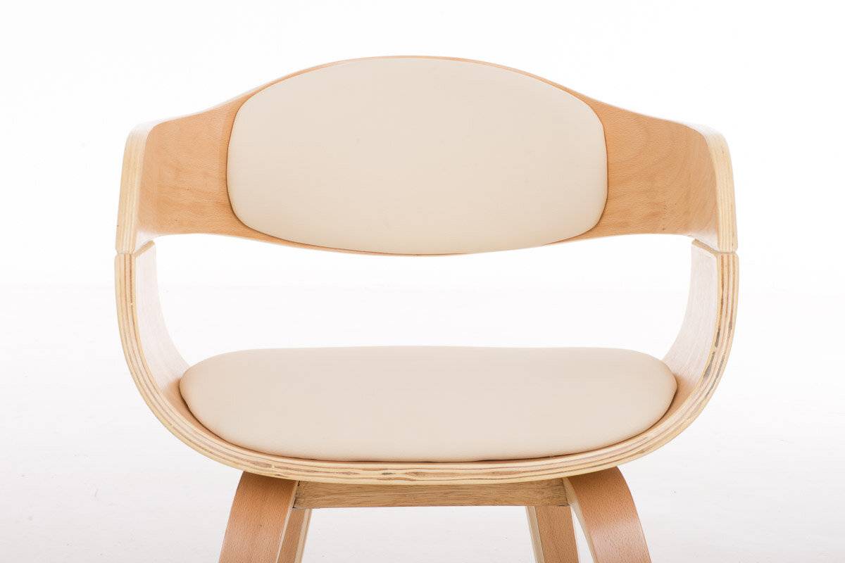 Besucherstuhl Kingston natura/creme-1