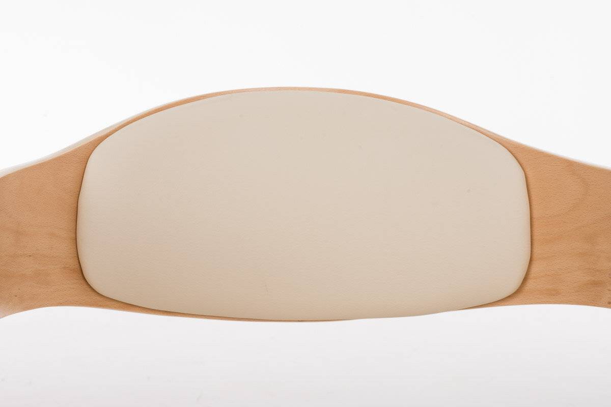 Besucherstuhl Kingston natura/creme-2