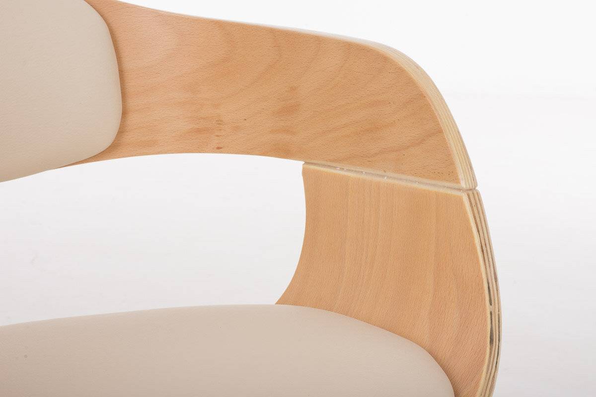 Besucherstuhl Kingston natura/creme-3
