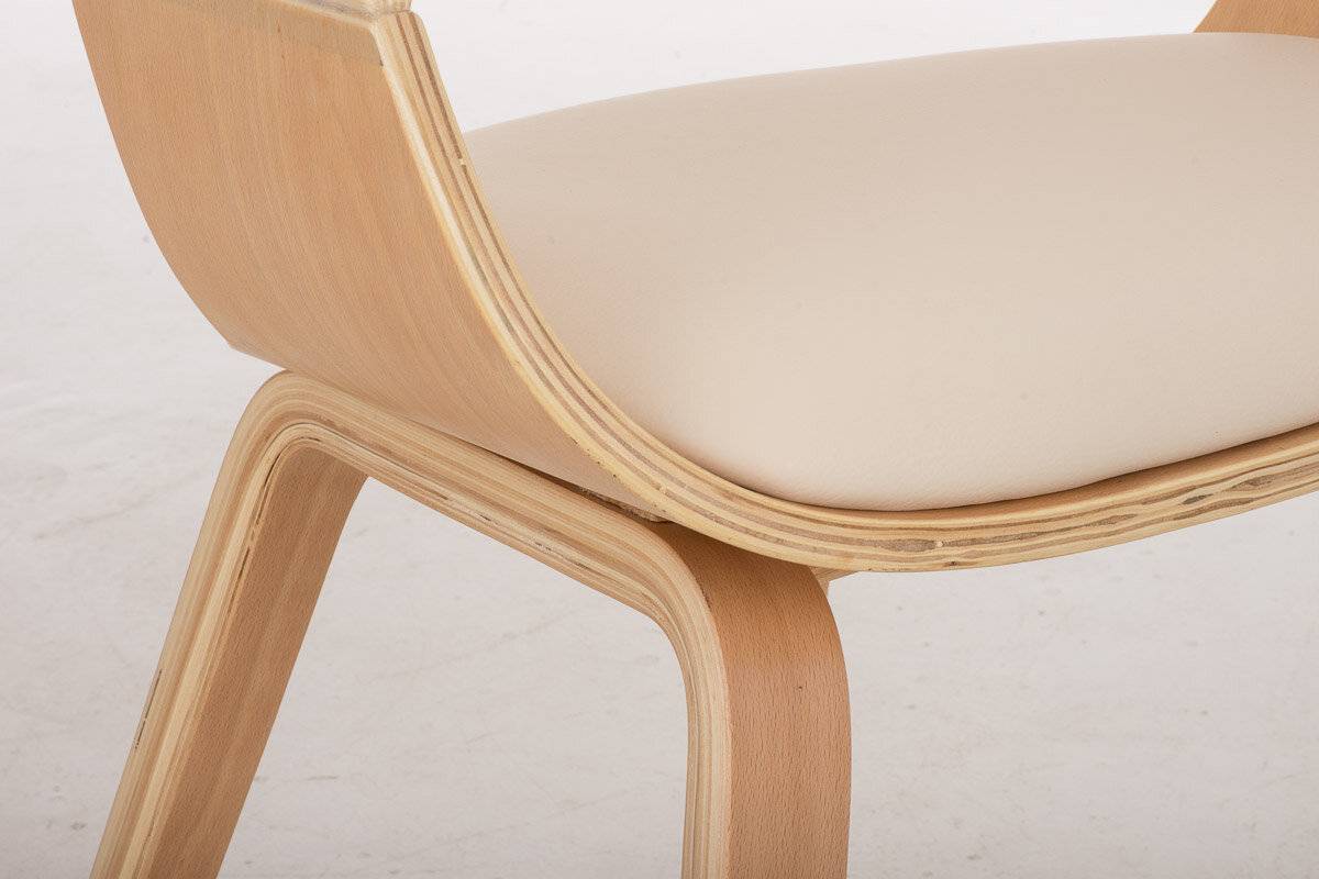 Besucherstuhl Kingston natura/creme-4