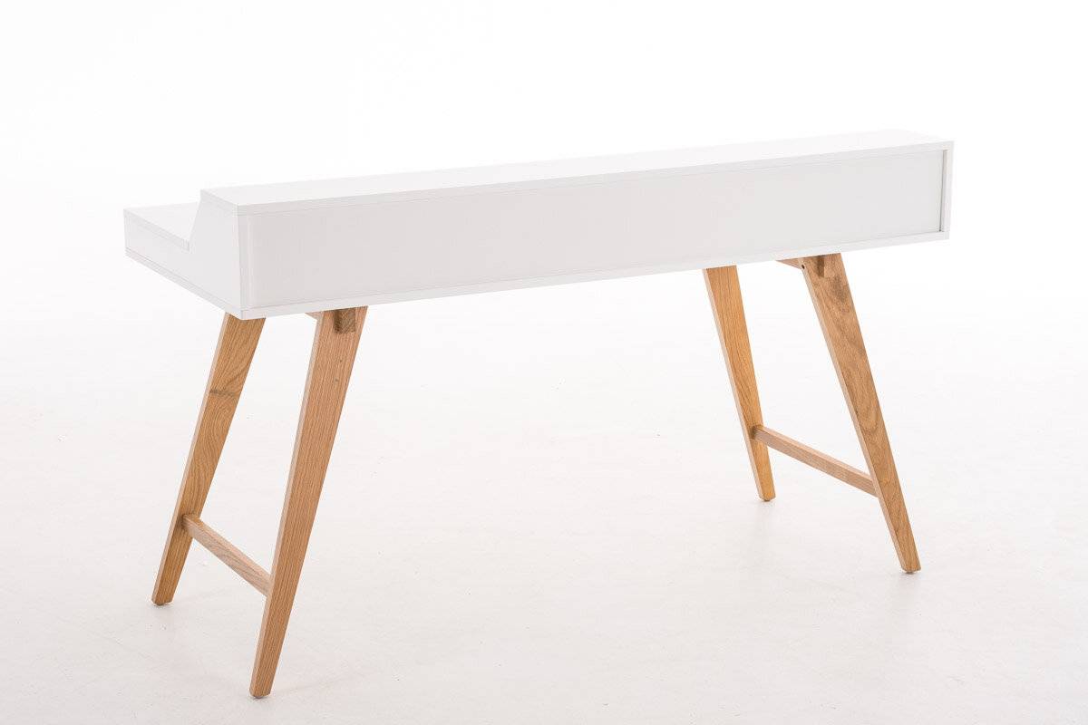 Schreibtisch Eaton 140 cm weiß-2