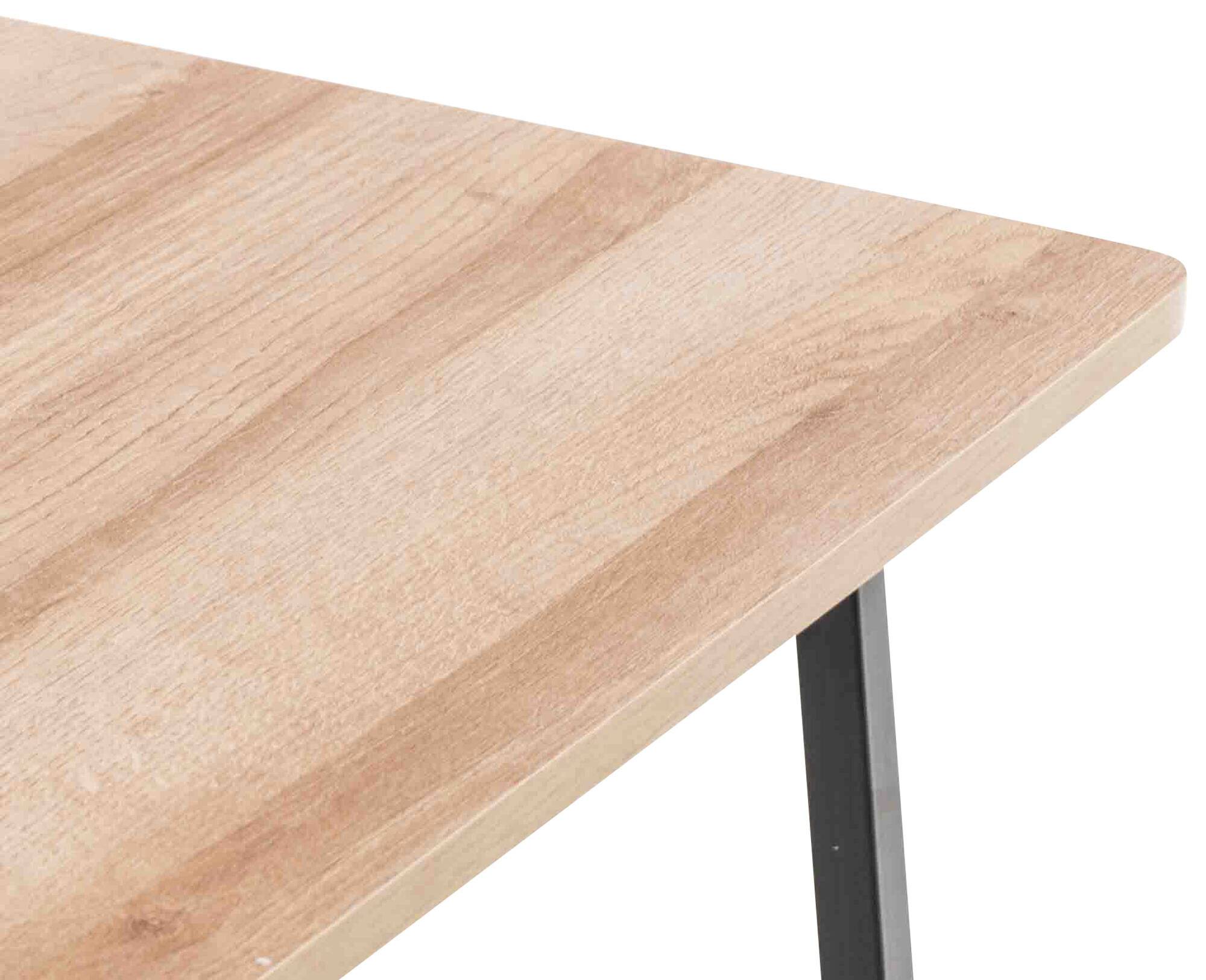 Schreibtisch Wilmington natura/schwarz-4