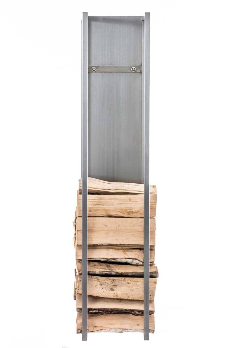 Kaminholzständer Spark 80 edelstahl-1