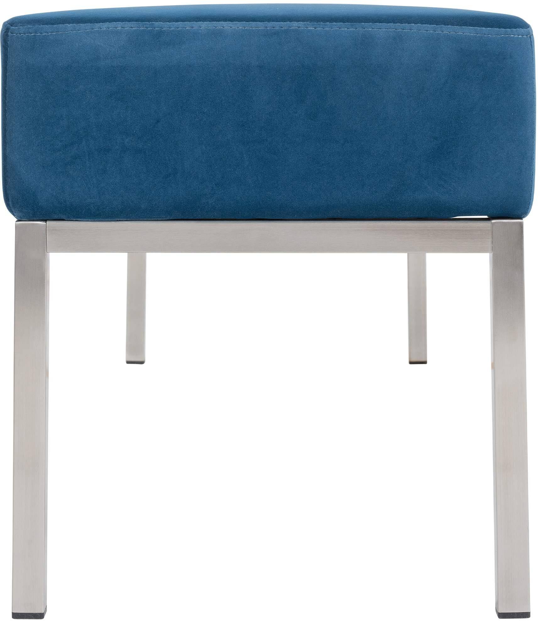 3er Sitzbank Lamega Samt blau-4