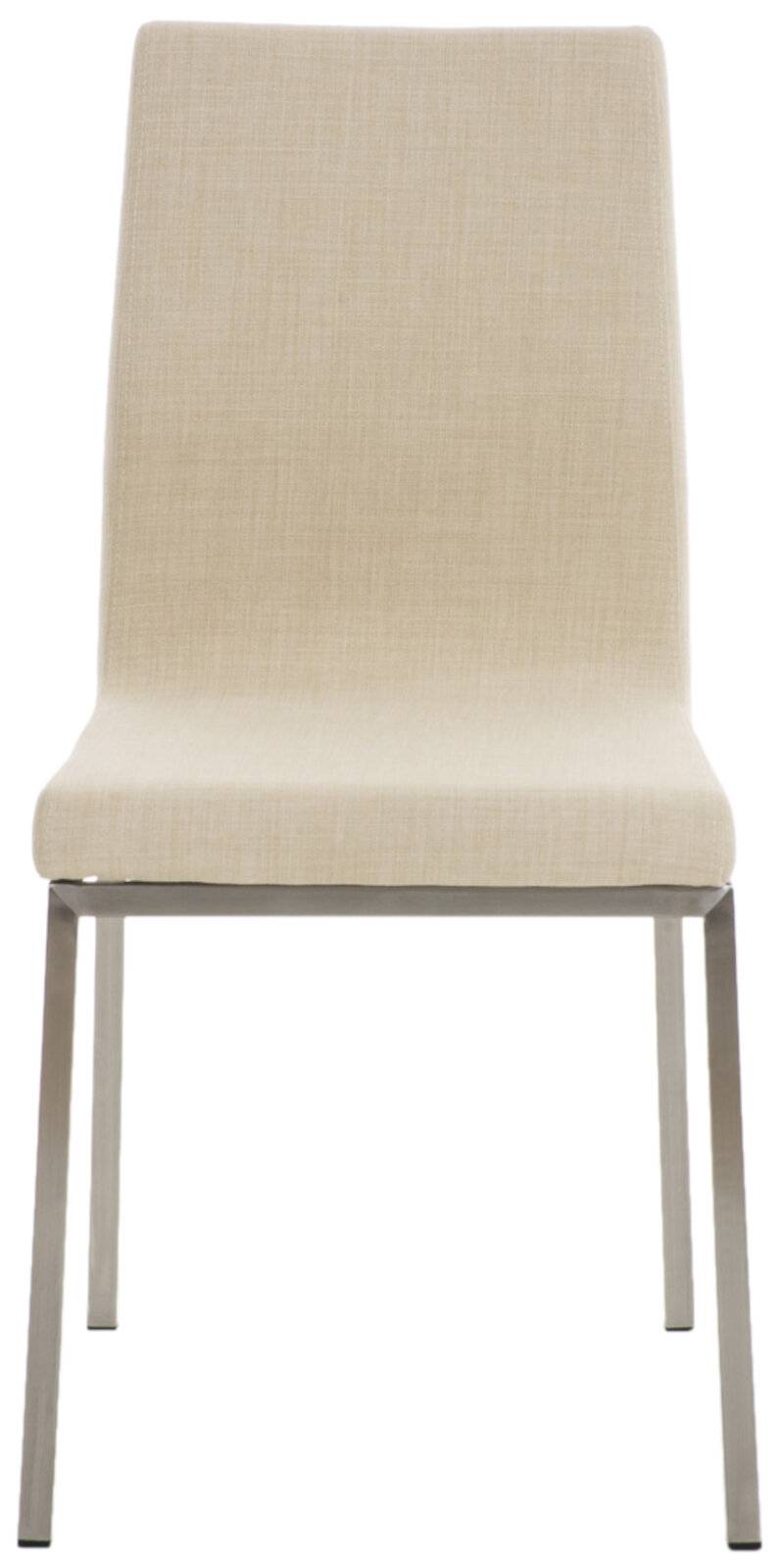 2er Set Esszimmerstühle Colmar Stoff creme-2