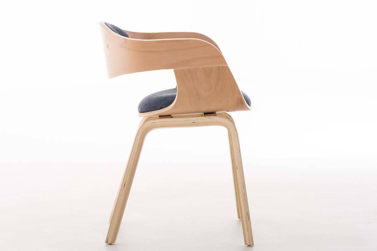 Besucherstuhl Kingston Stoff natura/blau-2
