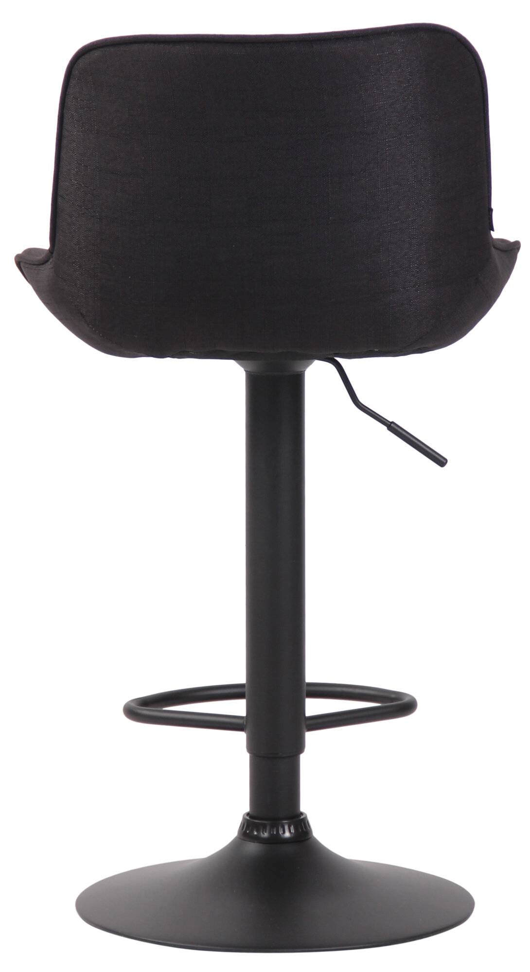 Barhocker Lentini Stoff schwarz schwarz-4