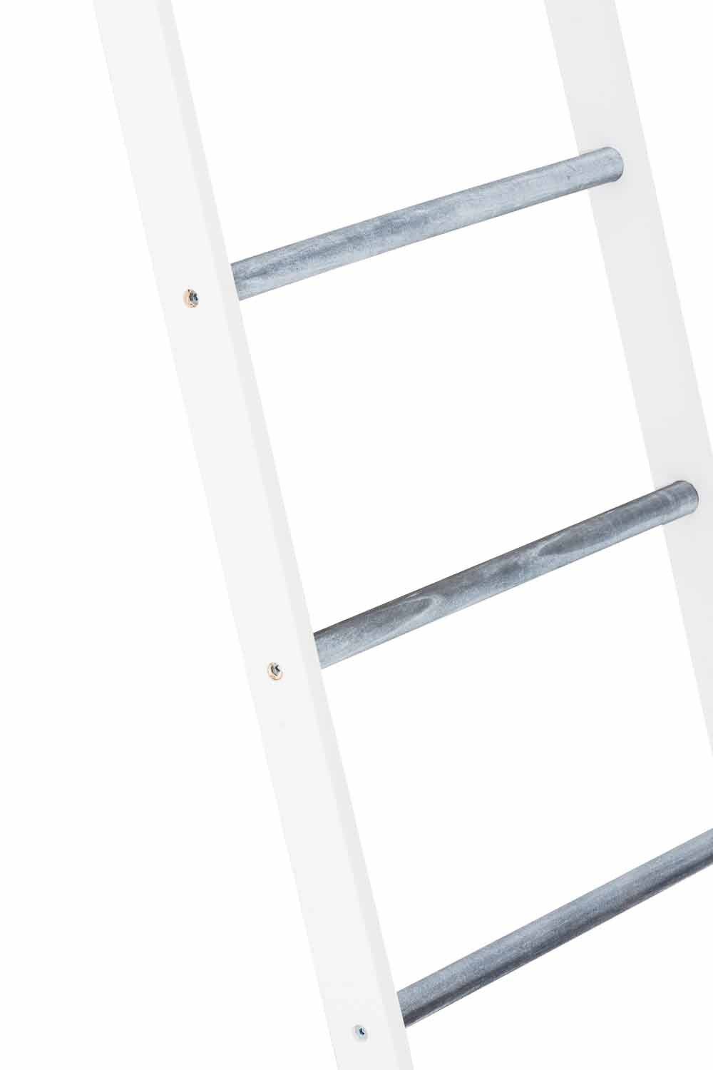 Treppenregal Mariette V2 weiß/grau-2