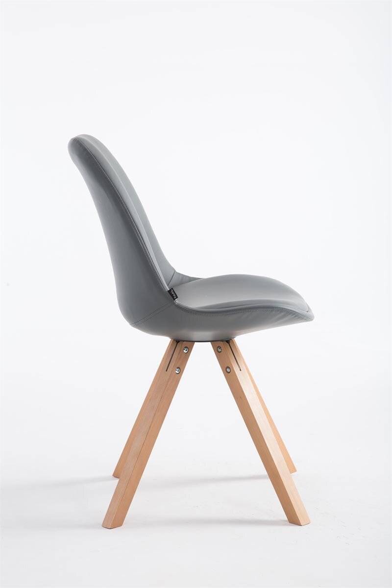 Besucherstuhl Laval Natura Square grau-1