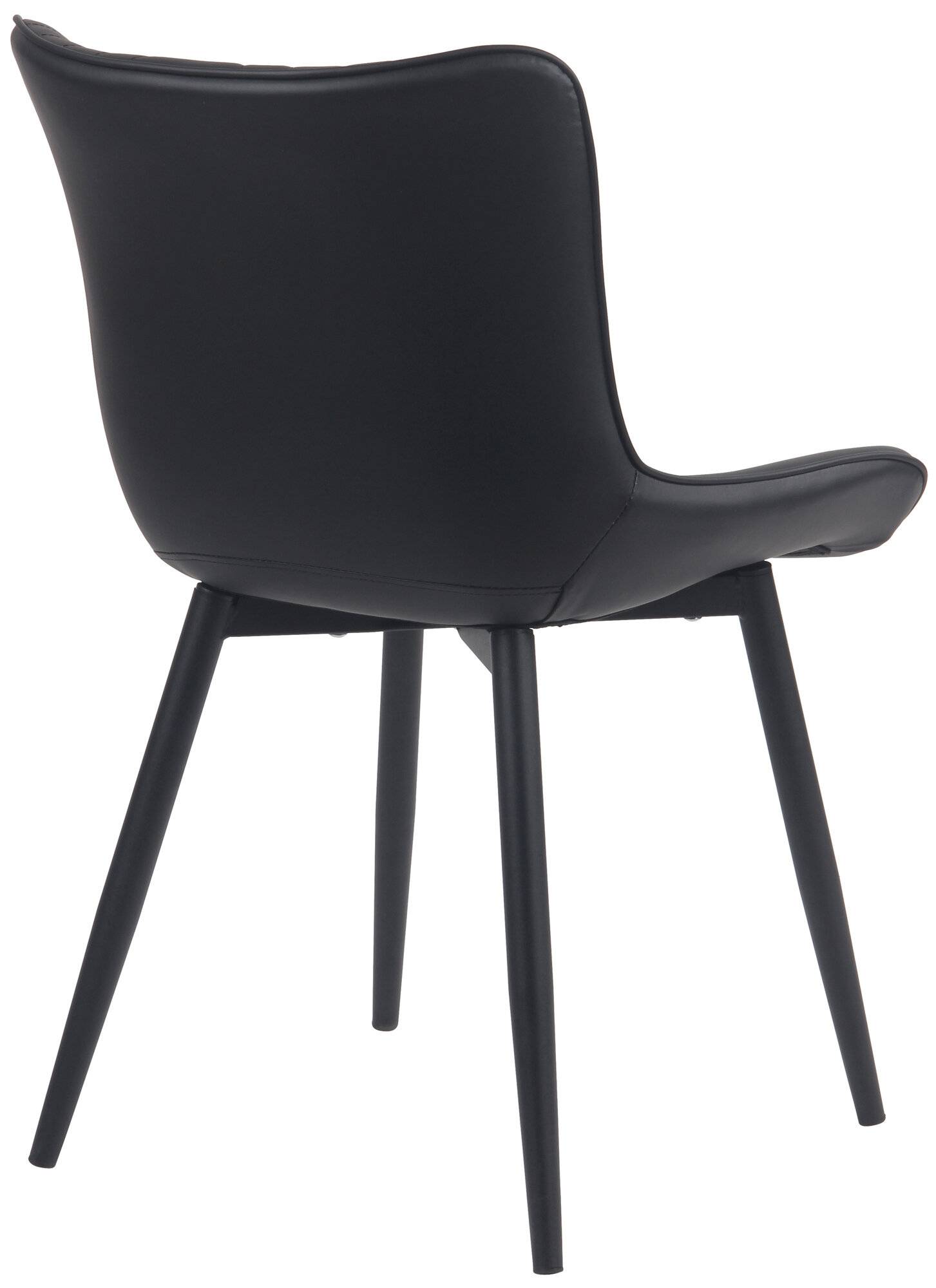 Stuhl Brady Kunstleder schwarz-3