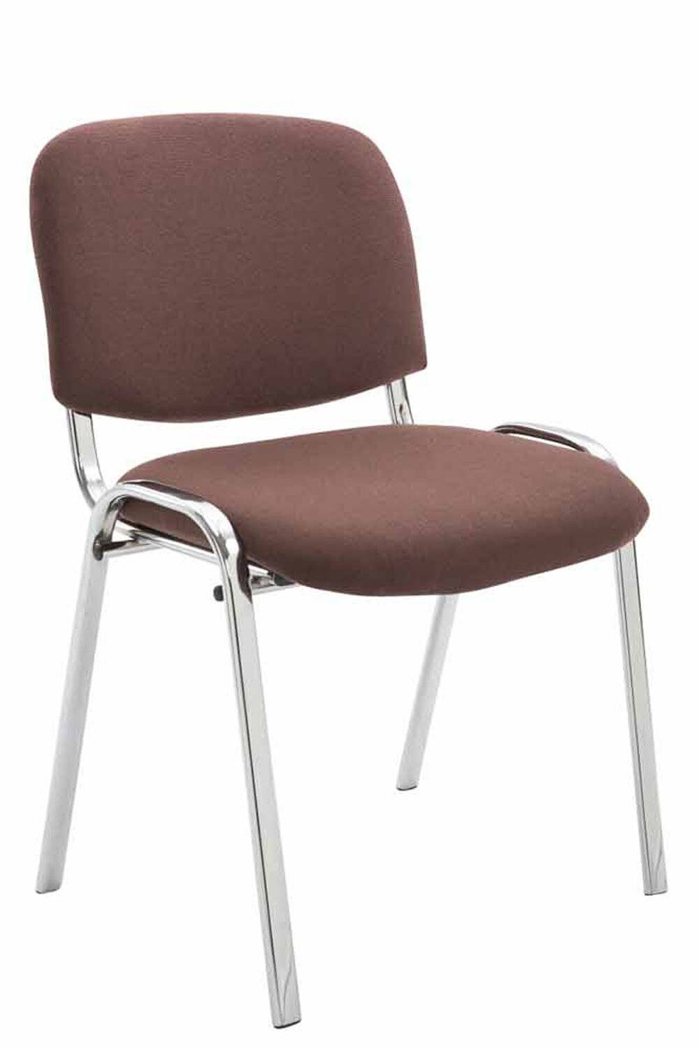 Besucherstuhl Ken C Stoff braun-0