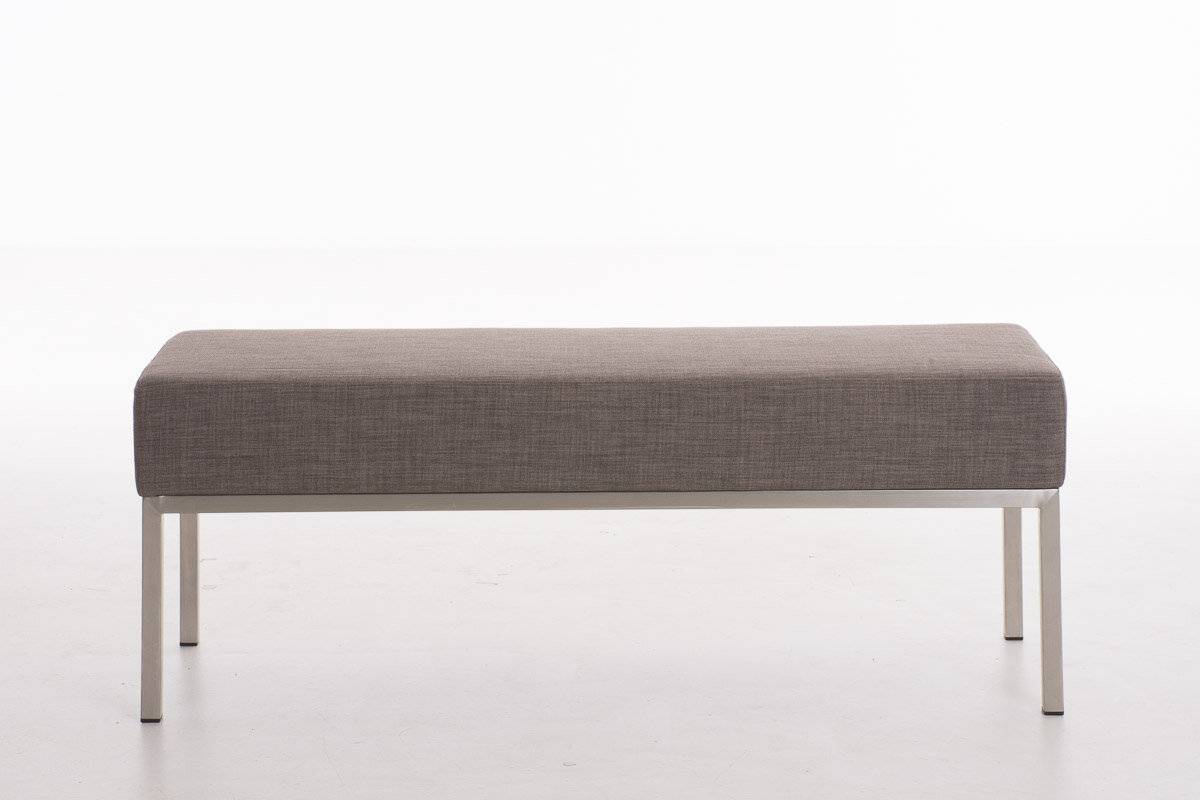 3er Sitzbank Lamega 40x120, STOFF grau-1