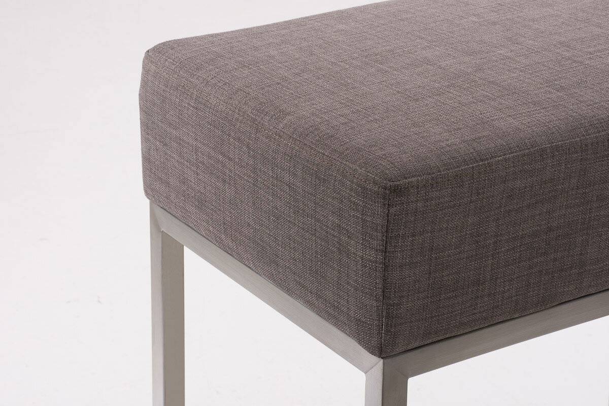 3er Sitzbank Lamega 40x120, STOFF grau-2