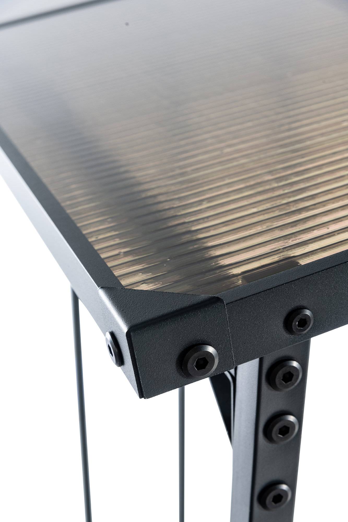 Kaminholzunterstand Ruston Aluminium M anthrazit-4
