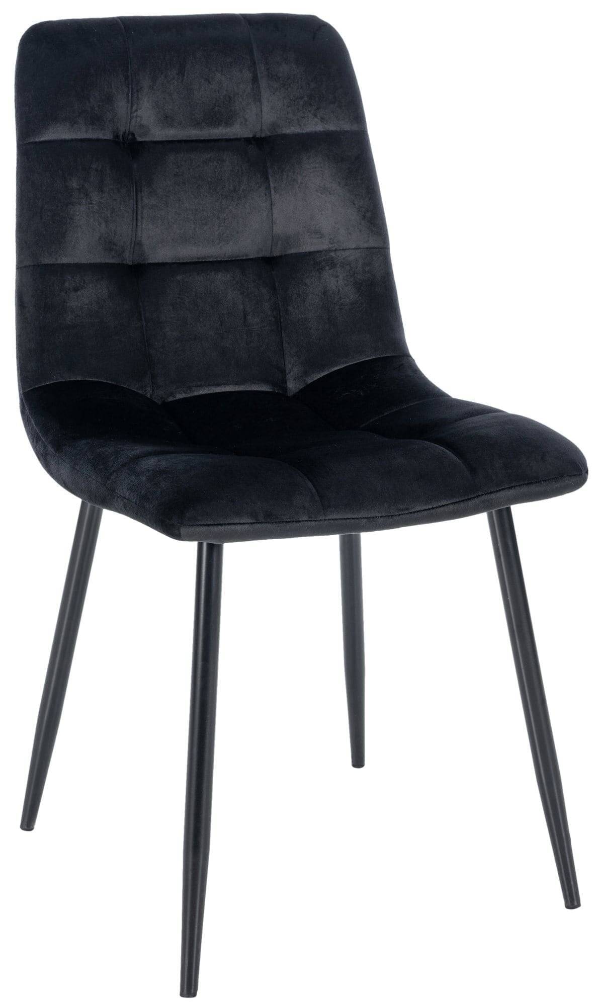 4er Set Esszimmerstühle Antibes schwarz-1