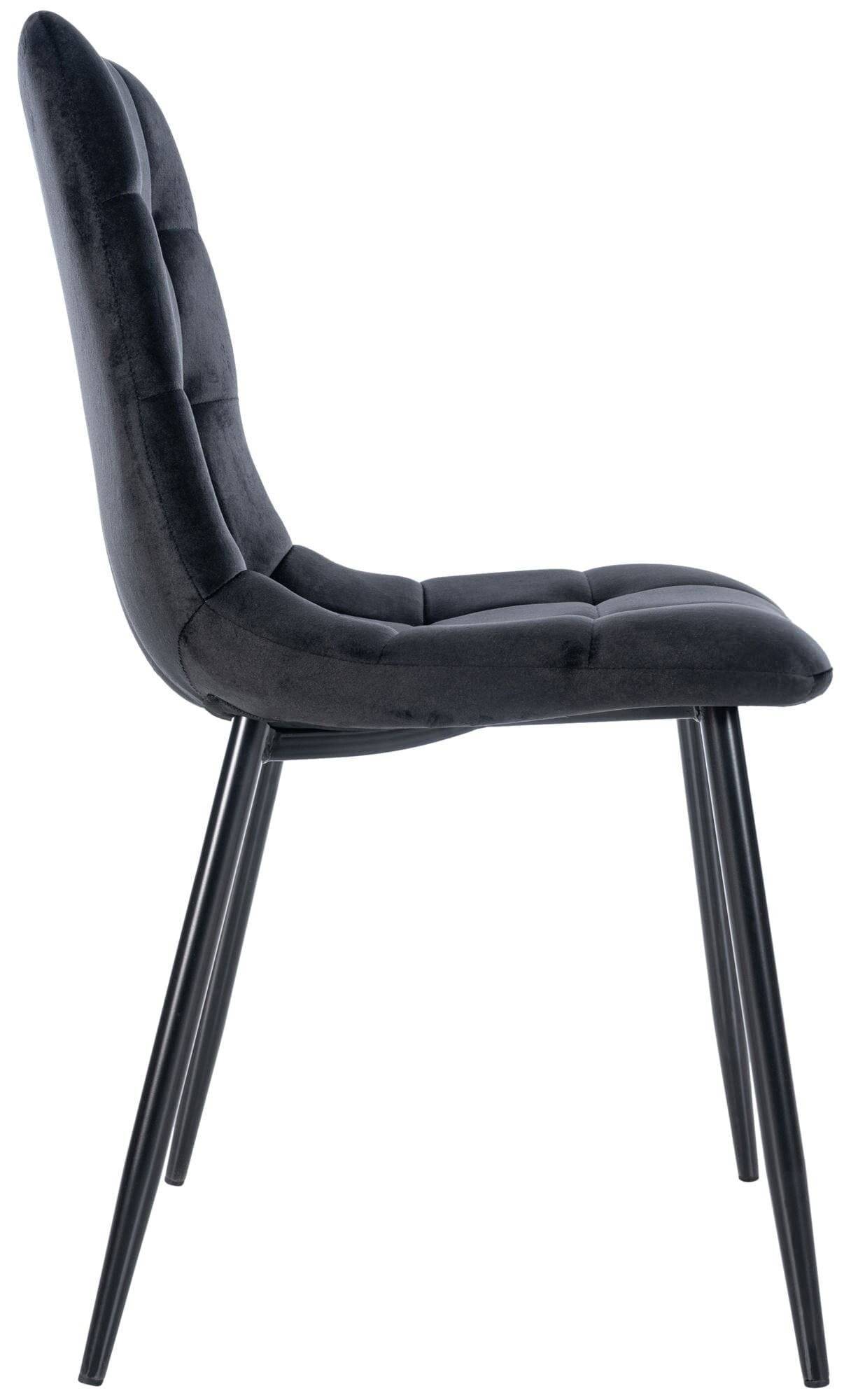 4er Set Esszimmerstühle Antibes schwarz-3
