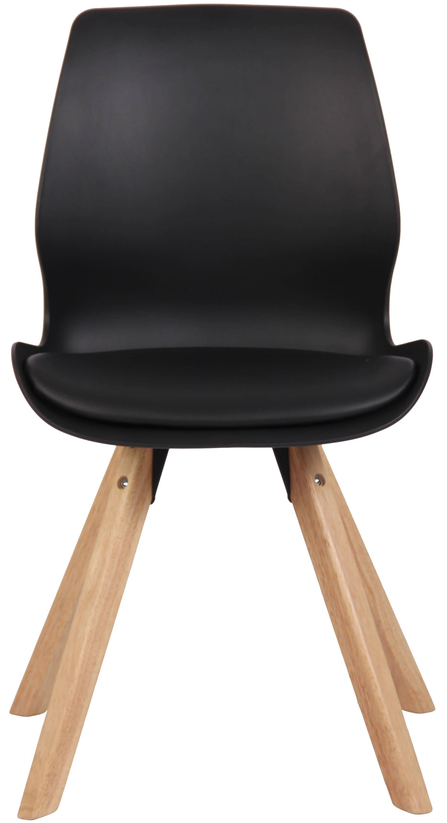 Stuhl Luna Kunststoff schwarz-2