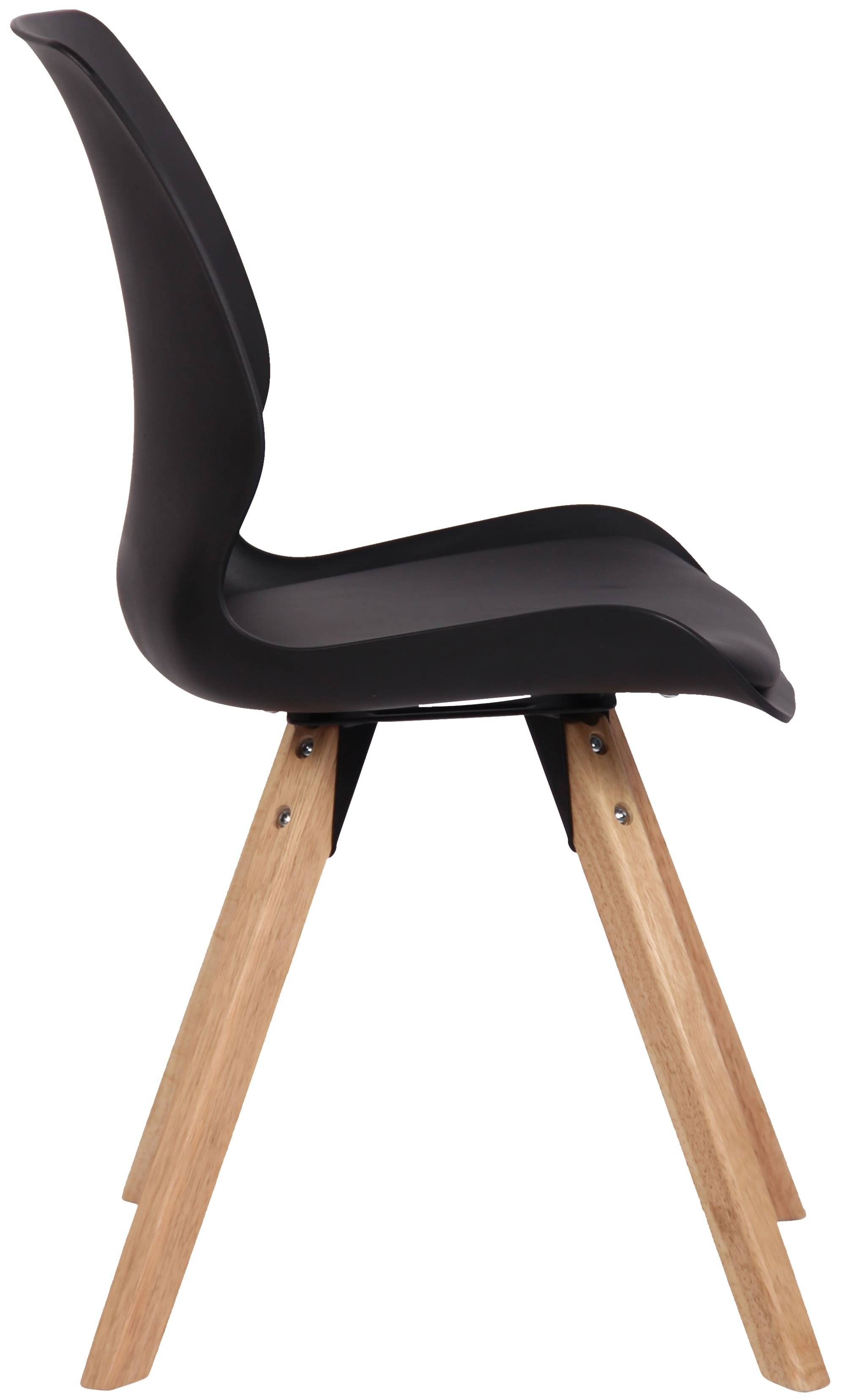 Stuhl Luna Kunststoff schwarz-3