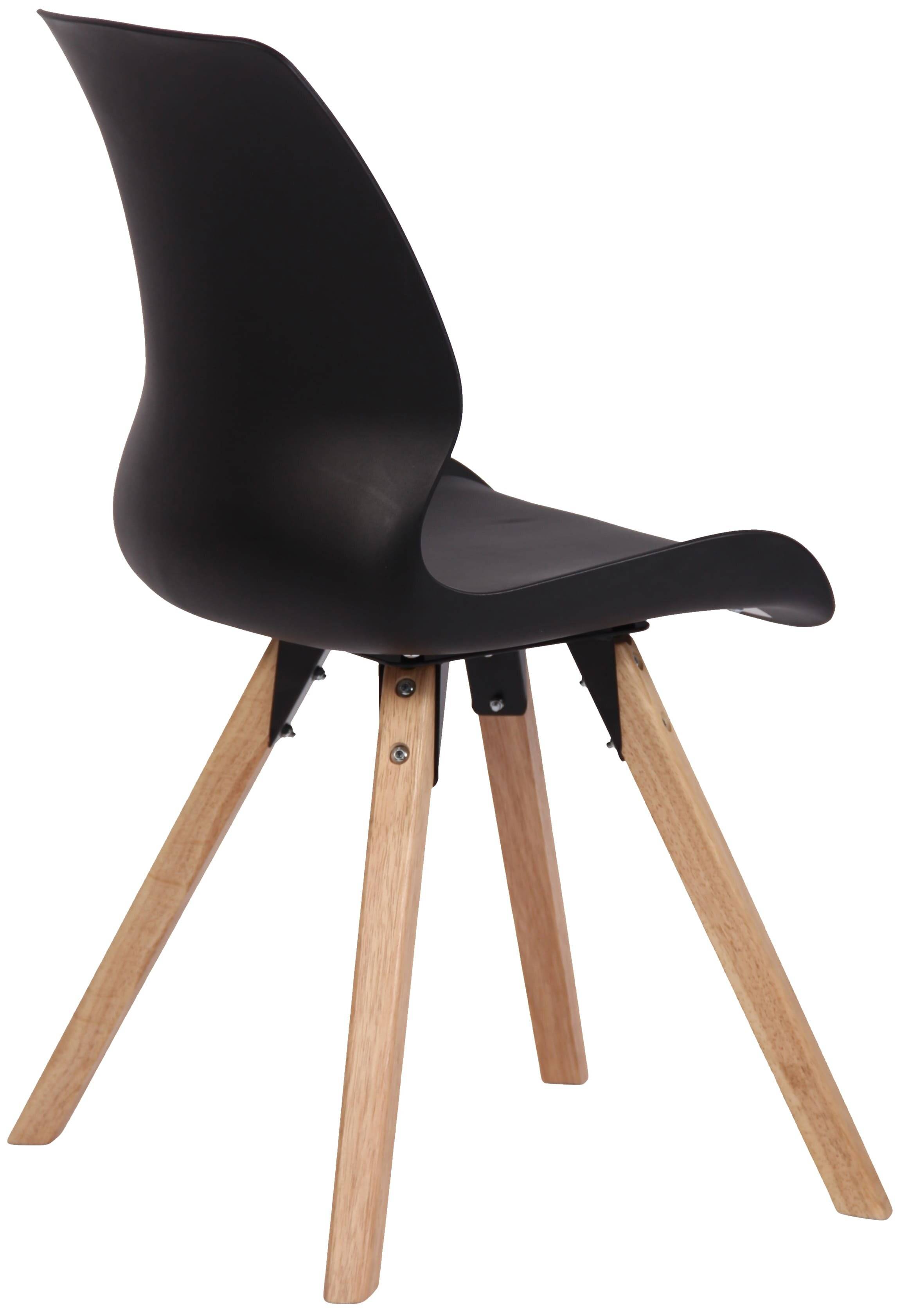 Stuhl Luna Kunststoff schwarz-4