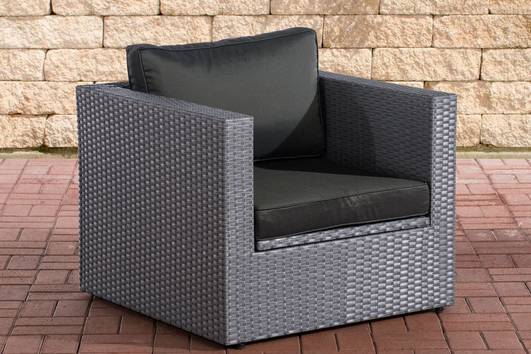 Sessel Tibera anthrazit grau