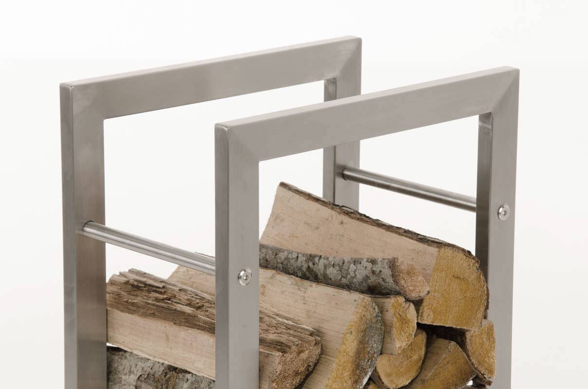 Kaminholzständer Keri 25x60x150 edelstahl-3