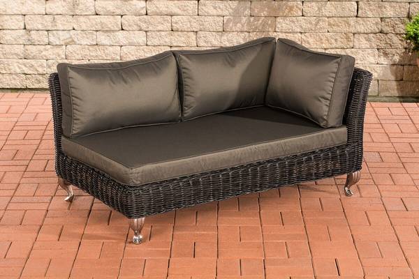 Ecksofa Moss Anthrazit schwarz