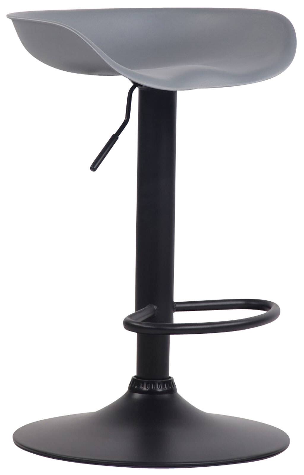 Barhocker Anaheim Kunststoff schwarz grau-0