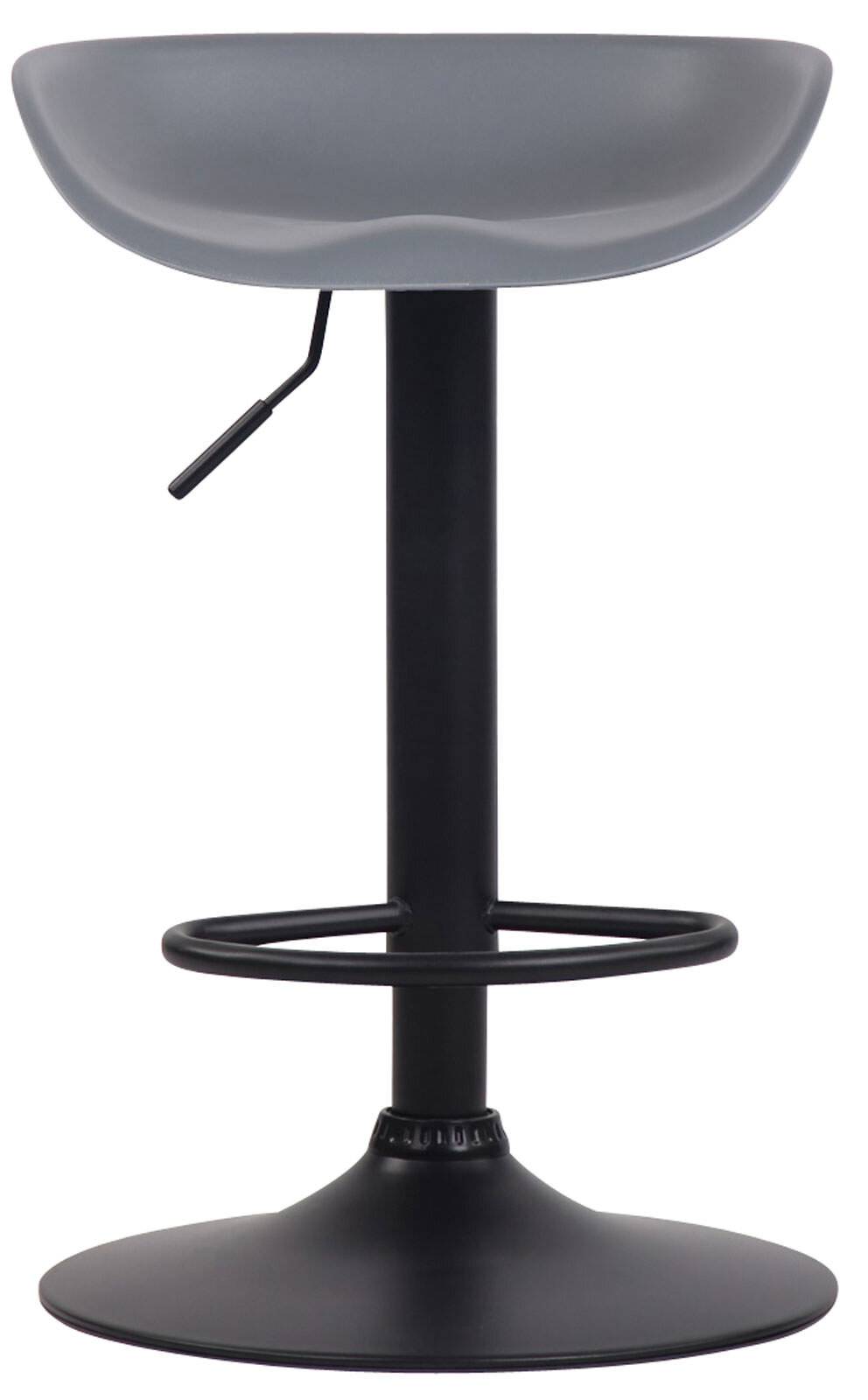 Barhocker Anaheim Kunststoff schwarz grau-1