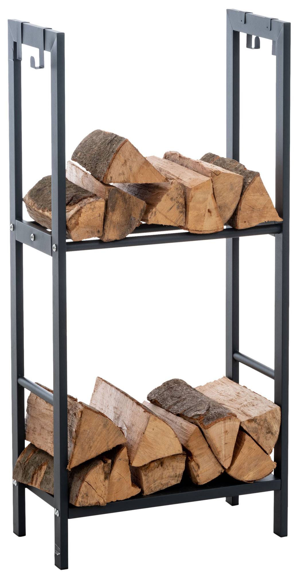 Kaminholzständer Rehna 40x100x30 cm anthrazit-0