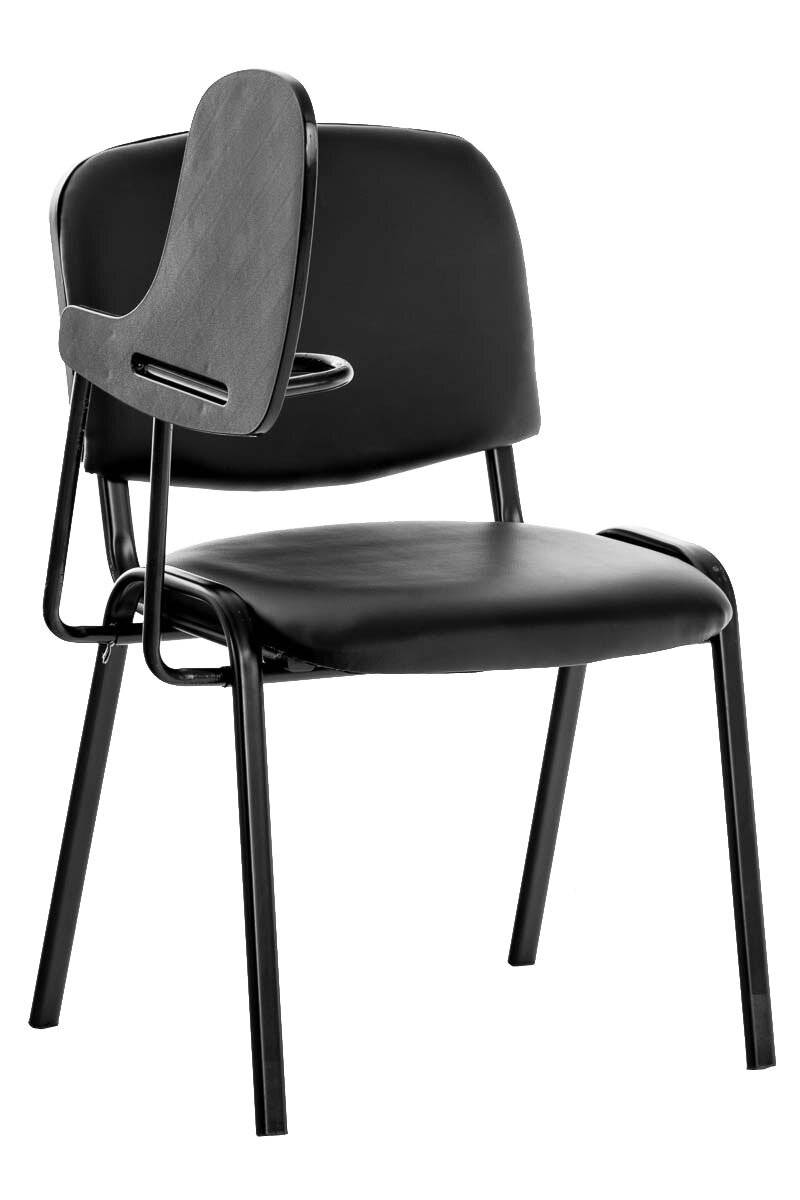 Stuhl Ken mit Klapptisch Kunstleder schwarz-4