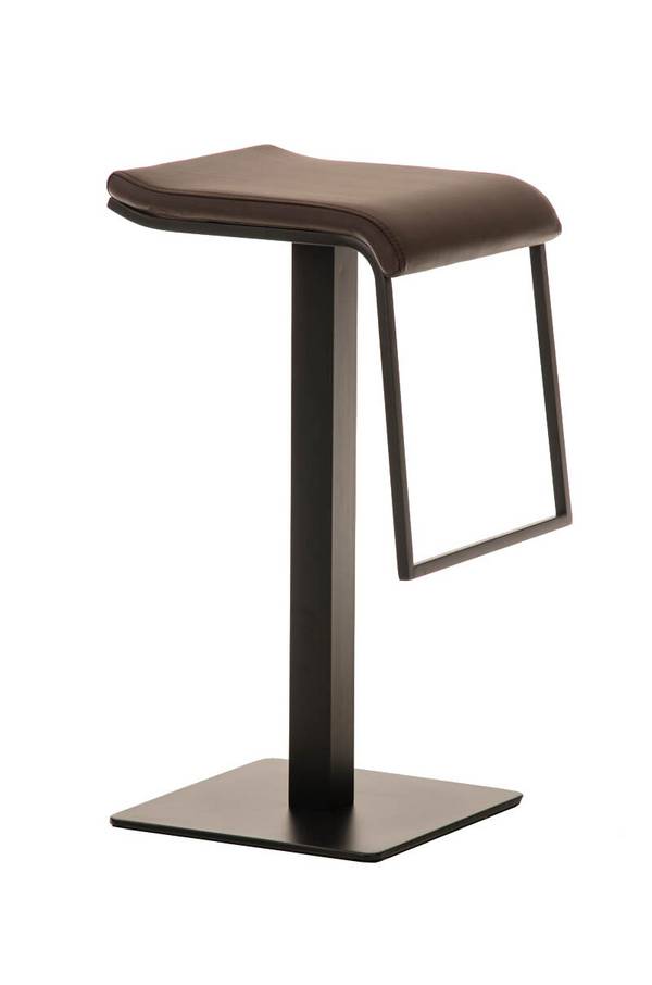 Barhocker Lameng Kunstleder B78 braun
